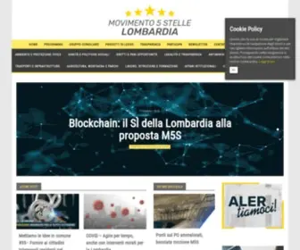 Lombardia5Stelle.it(Movimento 5 Stelle Lombardia) Screenshot