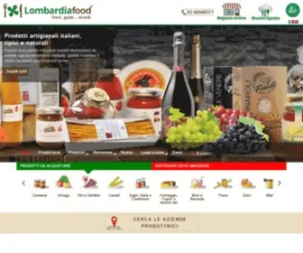 Lombardiafood.it(Prodotti tipici italiani) Screenshot