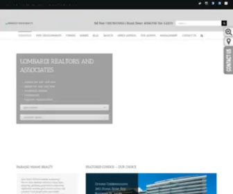 Lombardirealtor.com(PARAISO MIAMI REALTY) Screenshot