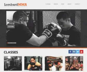 Lombardmma.com(Lombard MMA) Screenshot