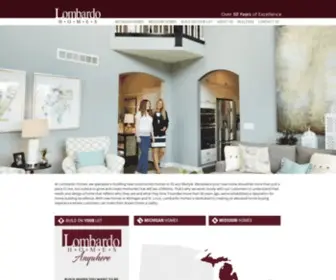 Lombardohomes.com(New Construction Homes) Screenshot