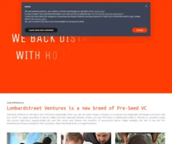 Lombardstreet.io(Pre-Seed Venture Capital Firm) Screenshot