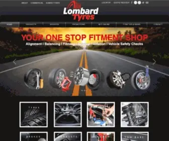 Lombardtyres.com(Lombard Tyres) Screenshot