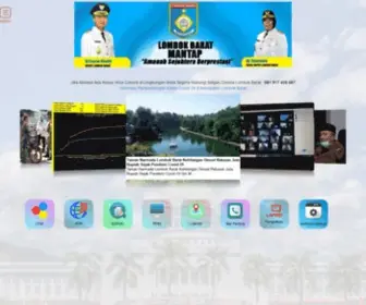 Lombokbaratkab.go.id(Selamat Datang di Website Resmi Pemerintah Kabupaten Lombok Barat) Screenshot