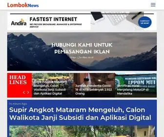 Lomboknews.com(Berita Terupdate Pulau Lombok) Screenshot