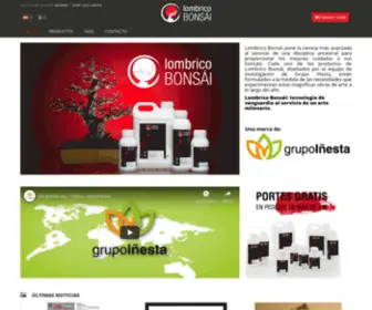 Lombricobonsai.com(Lombrico Bonsai) Screenshot