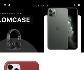 Lomcase.com(Offers accessories for mobile phones) Screenshot