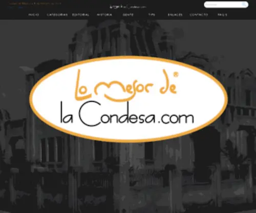 Lomejordelacondesa.com(Lo Mejor de La Condesa) Screenshot