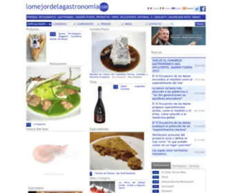 Lomejordelagastronomia.com(Portal gastronómico Lo Mejor de la Gastronomía) Screenshot