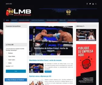 Lomejordelboxeo.com(Lo Mejor del Boxeo Online) Screenshot