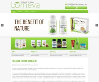 Lomeva.com.au(Lomeva Pharmaceuticals) Screenshot