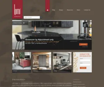 Lomi.ie(Contemporary luxury Furniture fitted wardrobes bespoke Kitchens Dublin Ireland modern residential contract commercial interiors customised tailored creative design) Screenshot