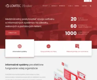 Lomtec.com(Úvod) Screenshot