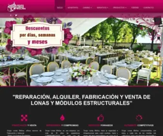 Lonasmolina.com.mx(Lonas, Carpas, Alquiler, Venta, Fabricación y Reparación) Screenshot