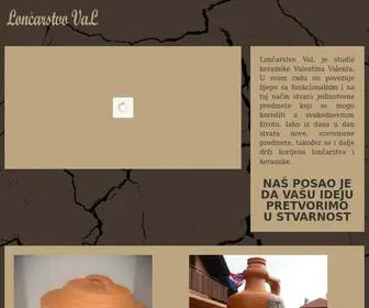 Loncarstvo-Val.com(Lončarstvo Val) Screenshot