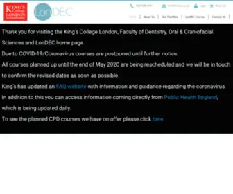 Londec.co.uk(Dental Courses in London with LonDEC) Screenshot