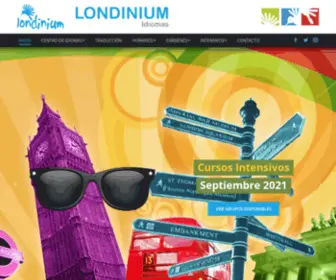 Londinium.es(Academia de Idiomas en Murcia. Grupos de preparación para Exámenes Oficiales Cambridge de Inglés) Screenshot