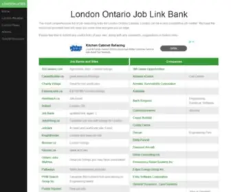 London-Jobs.ca(London Ontario Job Link Bank) Screenshot