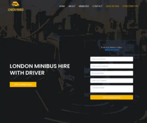 London-Minibus.co.uk(London Minibus Hire) Screenshot