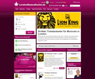 London-Musical-Karten.de(Ticmate) Screenshot