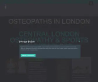 London-Osteopath.com(Best osteopaths in London) Screenshot