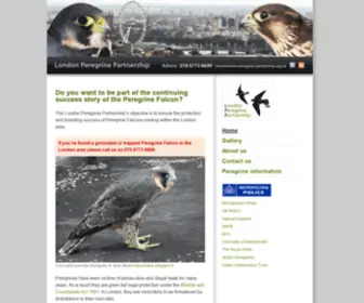 London-Peregrine-Partnership.org.uk(London Peregrine Partnership) Screenshot