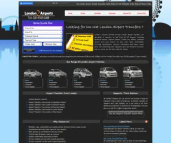 London2Airports.com(London Airport Transfers to Heathrow) Screenshot