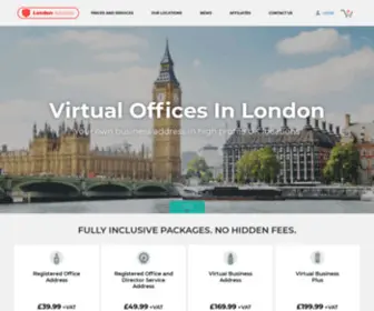 Londonaddress.com(London Virtual Office Address) Screenshot