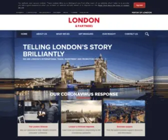 Londonandpartners.com(London & Partners) Screenshot