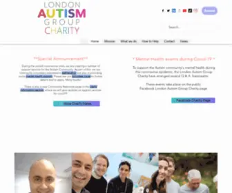 LondonautismGroupcharity.org(London Autism Group Charity) Screenshot