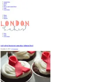Londonbakes.com(London bakes) Screenshot