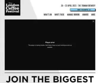 Londoncoffeefestival.com(The London Coffee Festival 2025) Screenshot