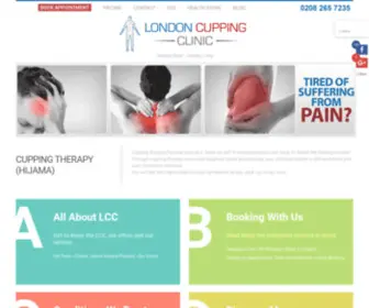 Londoncuppingclinic.com(Healthy living) Screenshot