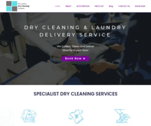 Londondcc.uk(London Dry Cleaning Company) Screenshot