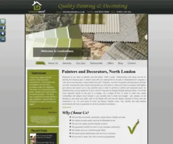 Londondeco.co.uk(All painting and decorating services in North London areas. Free quotes. Call) Screenshot