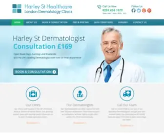 Londondermatologyclinics.com(Harley Street) Screenshot