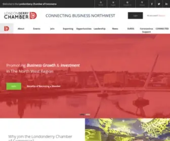 Londonderrychamber.co.uk(Londonderry Chamber of Commerce) Screenshot