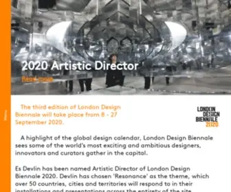 Londondesignbiennale.com(London Design Biennale) Screenshot