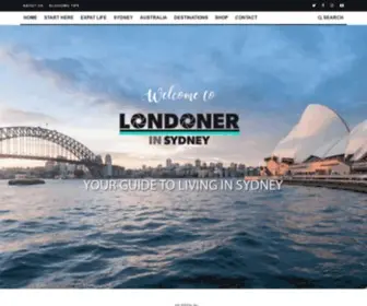 Londonerinsydney.com(Londoner In Sydney) Screenshot