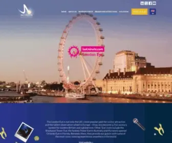 Londoneyejobs.com(Merlin Entertainments Group) Screenshot