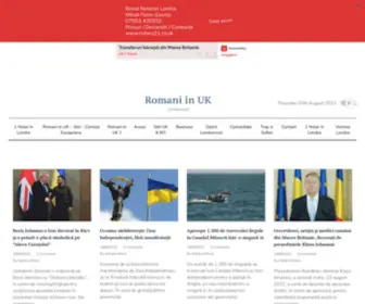 Londonezul.co.uk(Romani in UK) Screenshot