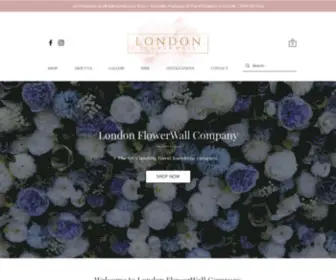 Londonflowerwallcompany.com(London FlowerWall Company) Screenshot