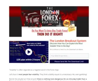Londonforexrush.com(The London Forex Rush Trading System) Screenshot