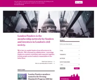 Londonfunders.org.uk(London Funders) Screenshot