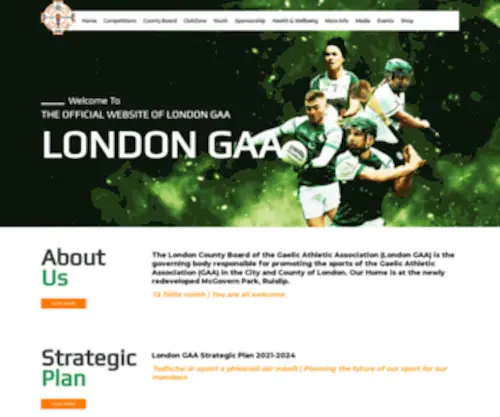Londongaa.org(London GAA) Screenshot