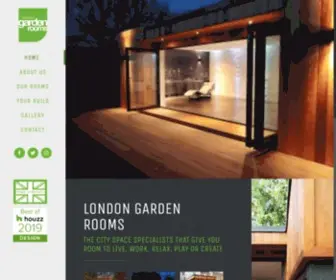 Londongardenrooms.co.uk(Bespoke garden rooms to live) Screenshot