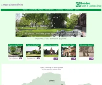 Londongardensonline.org.uk(London Gardens Online) Screenshot