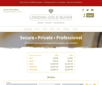 Londongoldbuyer.com(London Gold Buyer) Screenshot