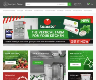 Londongrow.com(London Grow Hydroponics) Screenshot