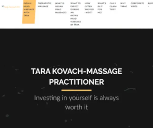 Londonheadmassage.com(Indian Head Massage With Tara) Screenshot